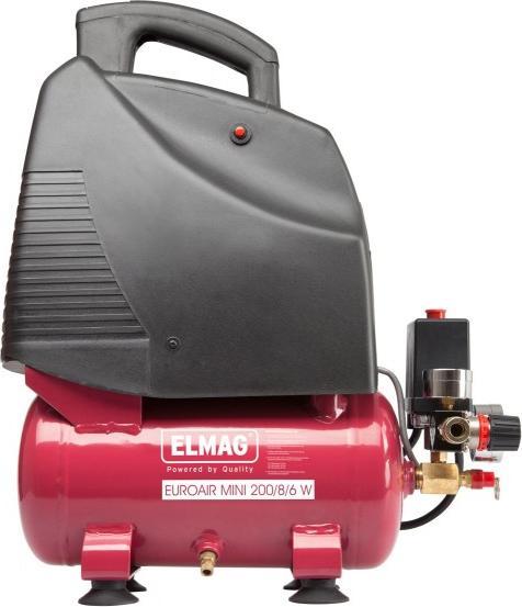 Image du produit Elmag Compresseur EUROAIR MINI 200/8/6W (8 bar, 6 l)
