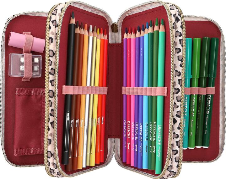 Produktbild Depesche TOPModel Federtasche 3fach Leoheart mit Schleifen