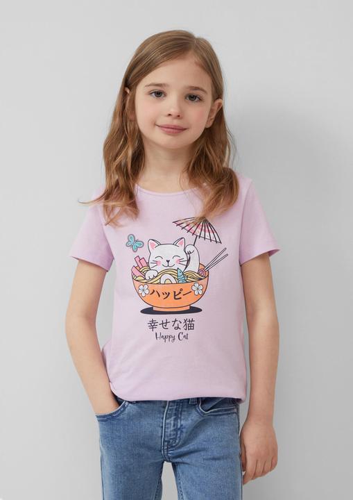 Produktbild S.Oliver T-Shirt T-Shirt mit Frontprint im Loose Fit (116, 122)