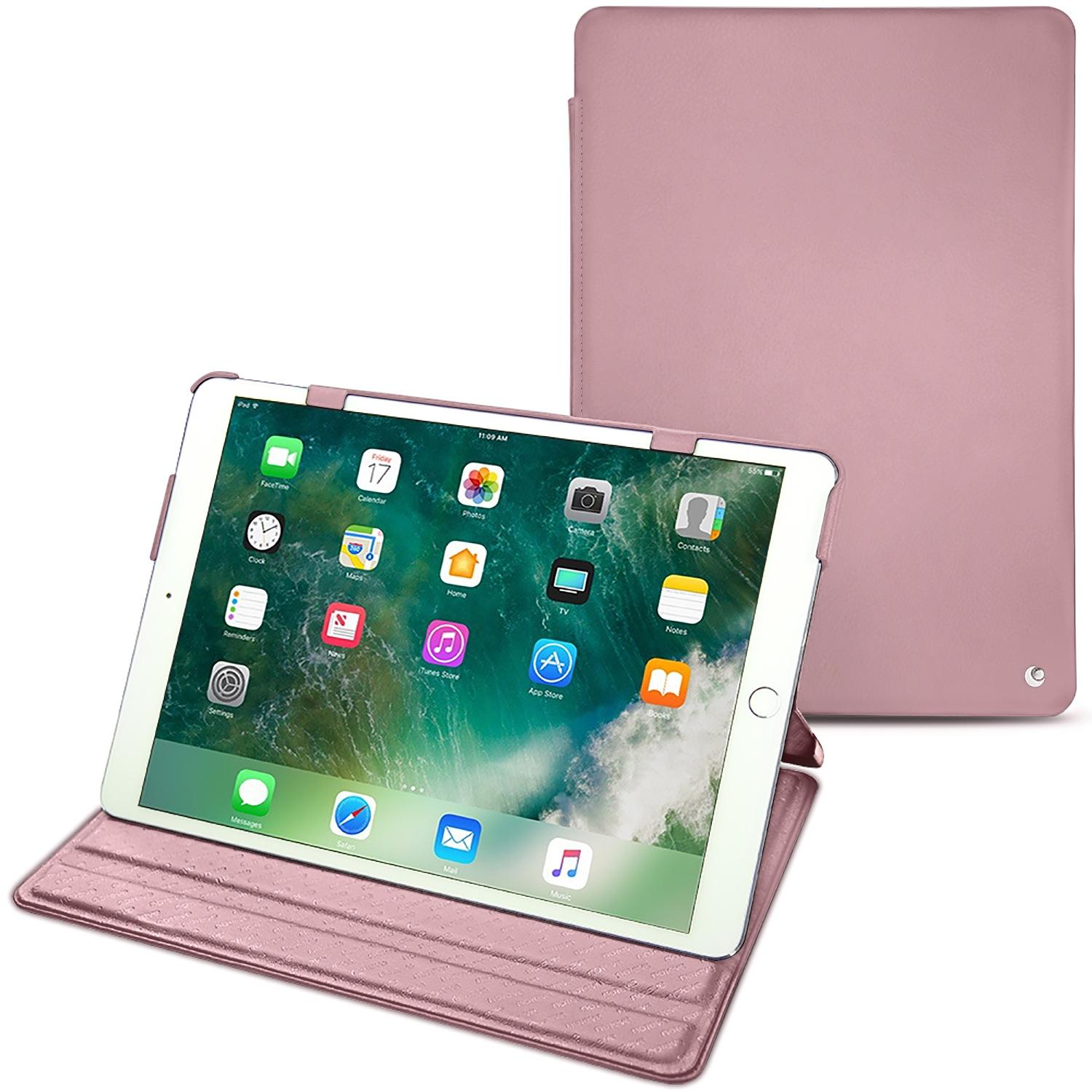 Noreve Lederschutzhülle horizontal (iPad Pro 10.5), Tablet Hülle, Rosa