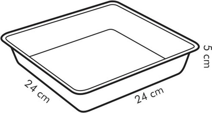 Actual product image Tescoma Baking tray, square DELICIA 24 x 24 cm