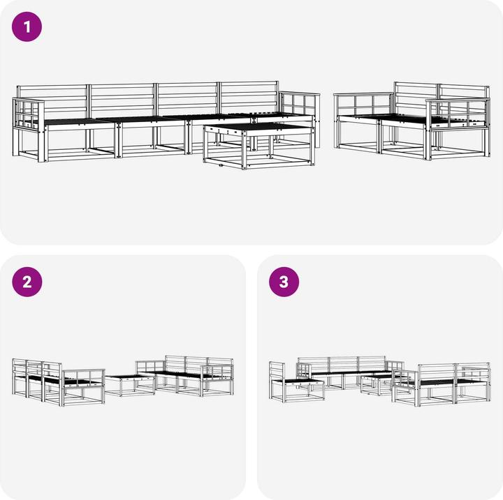 Produktbild vidaXL Outdoor-Sofa