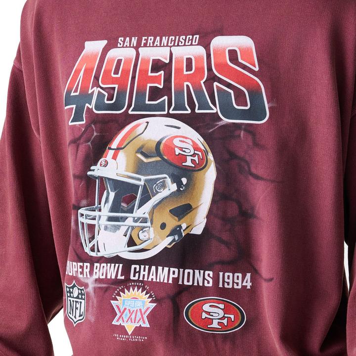 Produktbild New Era Washed Boxy Pullover - San Francisco 49ers - M (M)