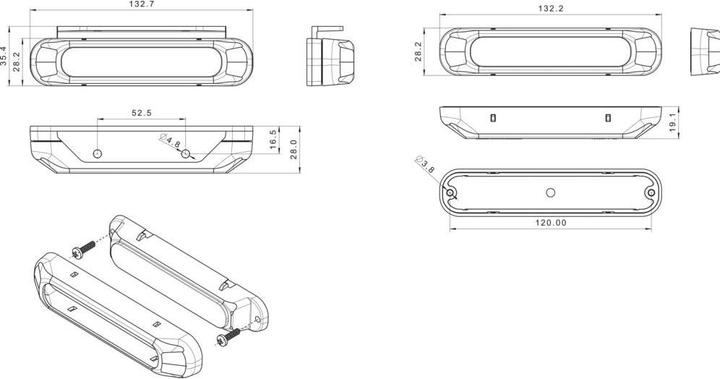 Actual product image Fristom LED Front Flasher FT200N