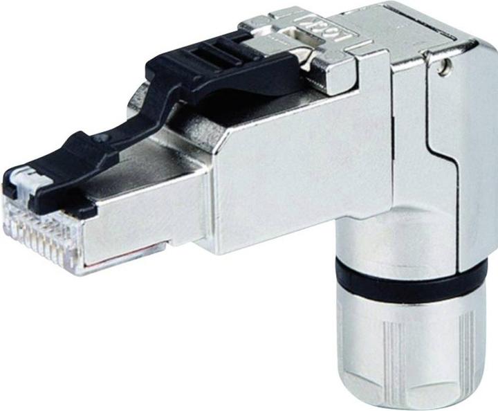 Telegärtner RJ45 Stecker gewinkelt, feldkonfektionierbar (38 mm)