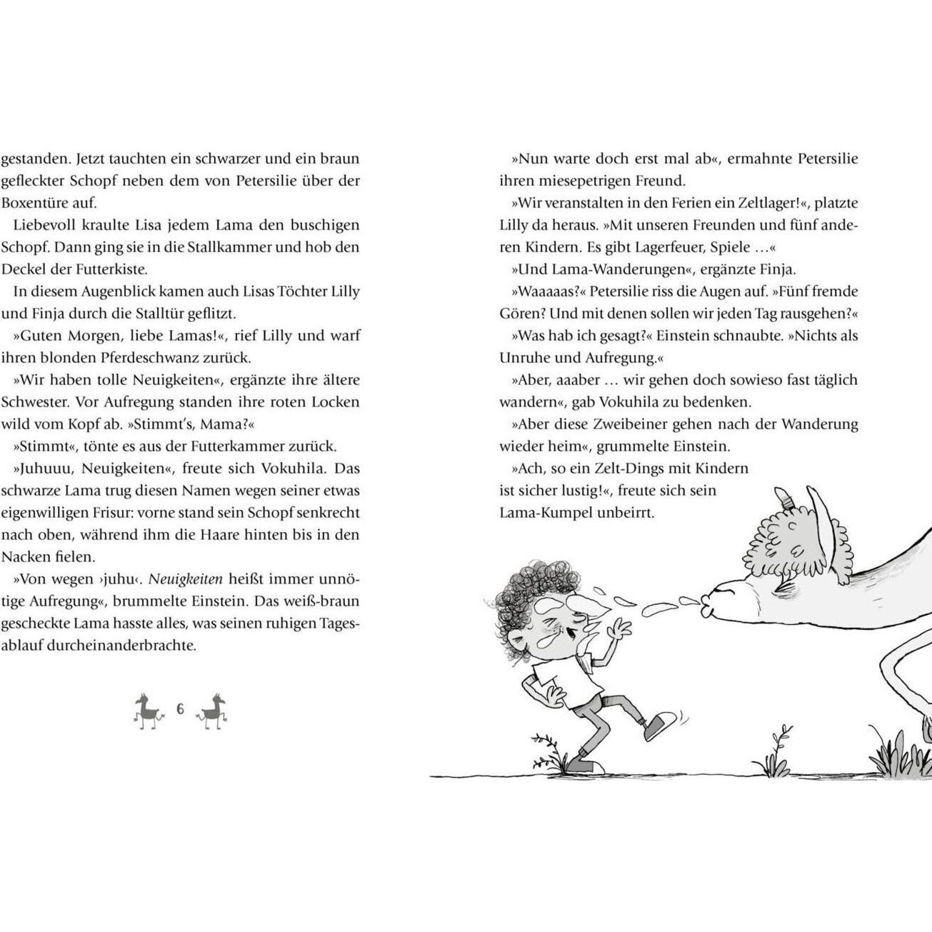 Thumbnail - Die Lama-Gang. Mit Herz & Spucke 3: Drei gegen Spukerei, Kinderbücher von Heike Eva Schmidt, Nikolai Renger