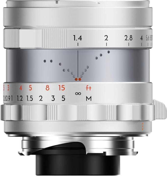 Actual product image Thypoch Full-frame Photography Lens Simera 35mm f1.4 for Leica M Mount (Focus Tab) Type ii Silver (Leica M, full size)
