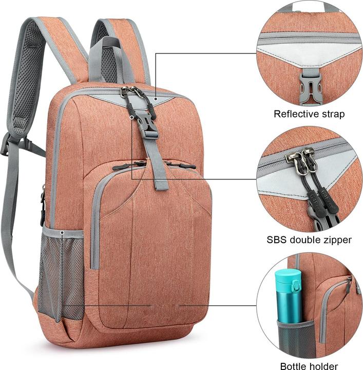 Produktbild Only-Bags.Store Wanderrucksack, kleiner Wanderrucksack, Radfahren, kompakter Schulterrucksack (10 l)