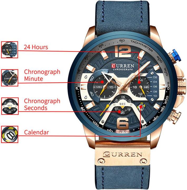 Immagine prodotto Curren Orologio da polso (Cronografo, 48 mm)