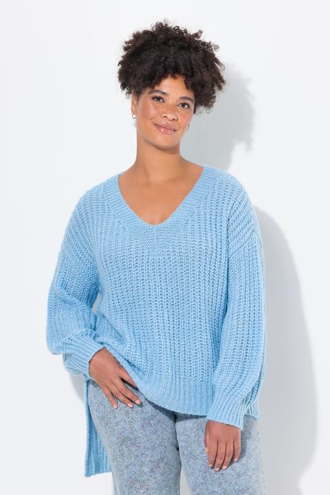 Image du produit Janet & Joyce Pullover, oversized, V-Ausschnitt (50, 52)