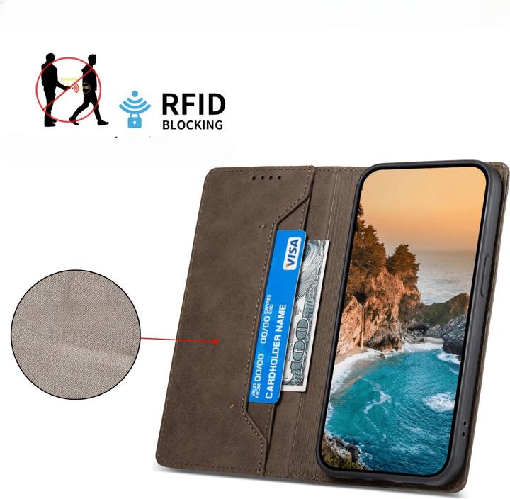 Actual product image Cover-Discount Google Pixel 9a - Flip Case mit RFID Blocker (Google Pixel 9a)