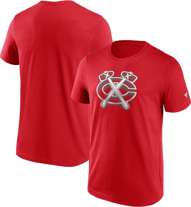 Actual product image IH Chrome Graphic T-Shirt Chicago Blackhawks Athletic red (S)