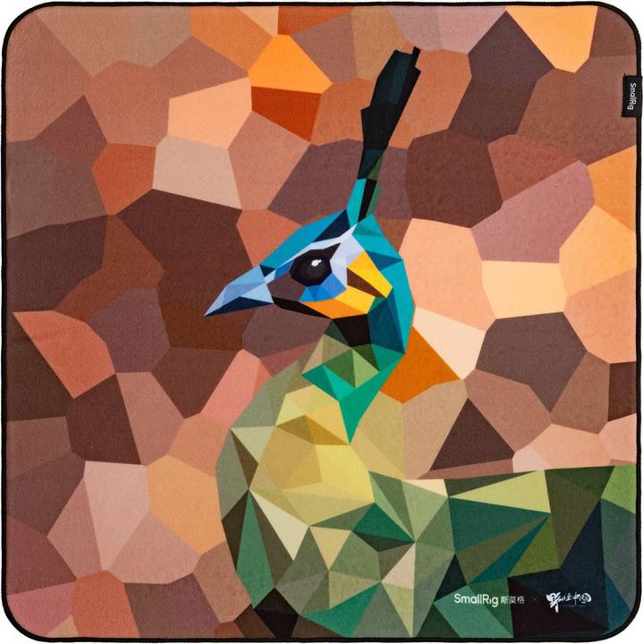 SmallRig 6040 Wild China Film Series Camera Wrap(Green Peafowl Pattern)