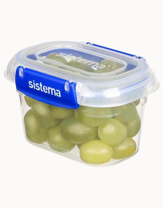 Actual product image Sistema Rectangle Klip it Plus 3 pack 400ml (0.40 l)