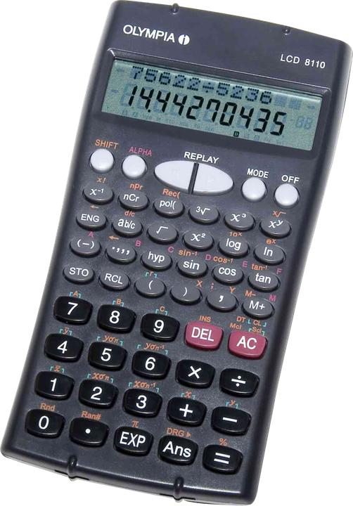 Produktbild Olympia Technisch wissenschaftlicher Rechner Modell LCD 8110 (Batterien)