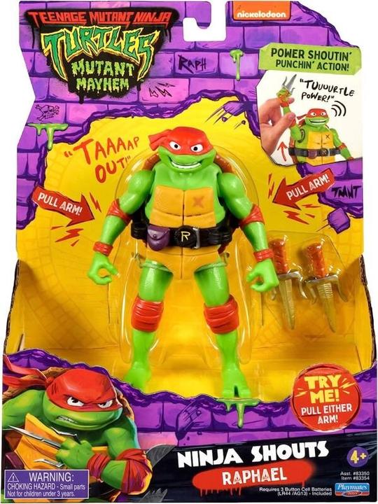 Wabeco Teenage Mutant Ninja Turtle - Ninja Shouts Raphael - Spielfigur