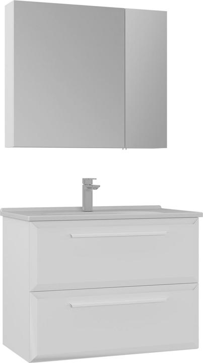 Produktbild Homitis Nuvola 80 v2 Bathroom Cabinet With Sink & Mirror Set (2 Pieces)