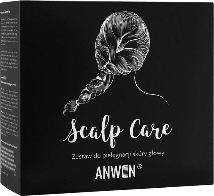 Actual product image Anwen ANWEN SET Scalp Care zestaw do pielęgnacji skóry głowy Grow Me Tender ziołowa wcierka rozgrzew