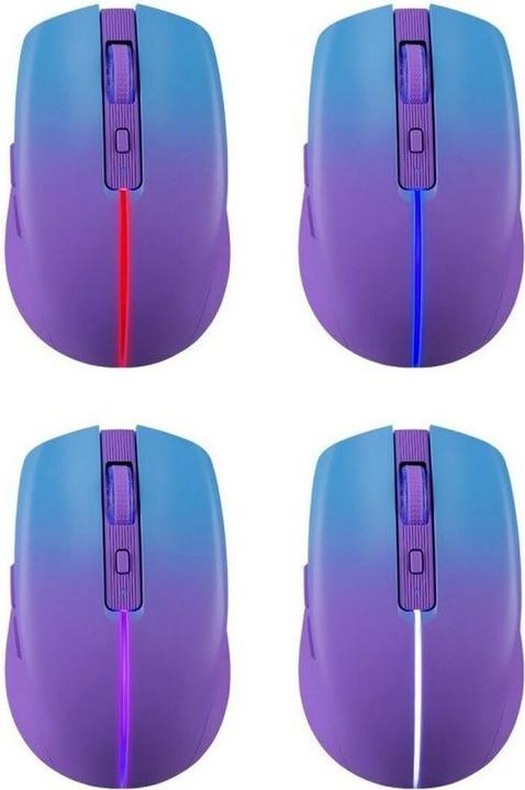 Actual product image Defender MYSZ MYSTERY MM-301 RF+BT FIOLETOWA 1600dpi 6P (Wireless)