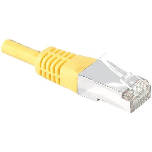 Thumbnail - Exertis Connect Patchkabel S/FTP (PIMF), CAT.6A EIA/TIA, Class EA, gelb, 7,5 m Patchkabel mit besonders schmalem Kni (S/...