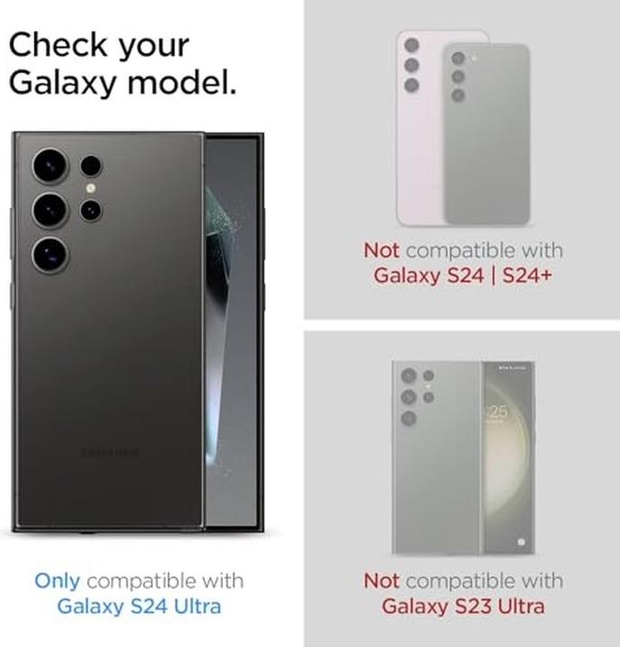 Actual product image Spigen GLAS.tR EZ Fit Privacy (2 pcs., Samsung Galaxy S24 Ultra)