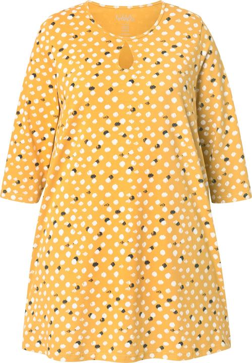 Produktbild Ulla Popken Longshirt, Punkte, A-Linie, Rundhals, 3/4-Arm (42, 44)