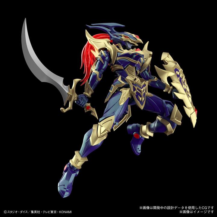 Actual product image Bandai YU-GI-OH! - Figure-rise Standard Ampl. Black Luster Soldier -Model Kit