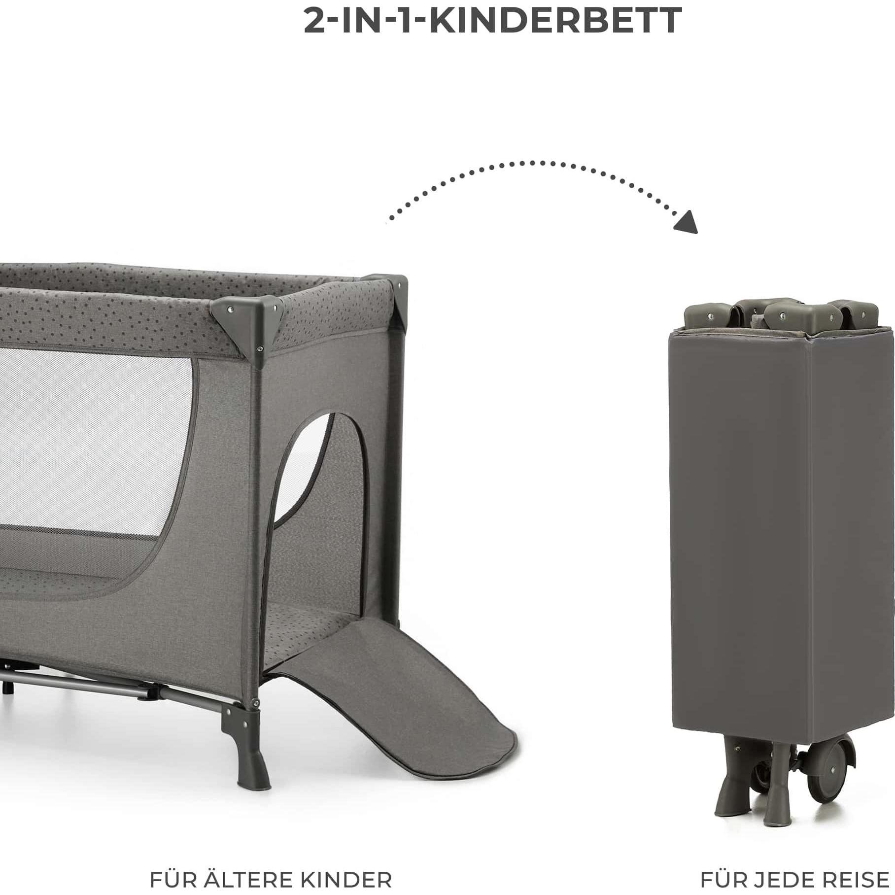 Thumbnail - KinderKraft, Reisebett, 2in1 JOY 2