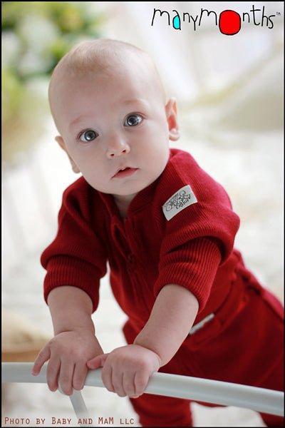 Produktbild ManyMonths Woll-Overall - Pea Purée (L, XS)