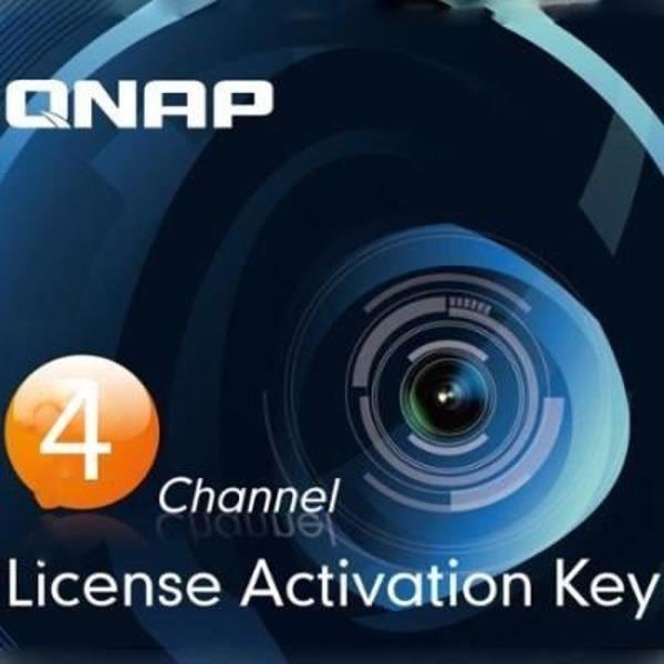 Actual product image QNAP Camera license, 4 additional camera licenses