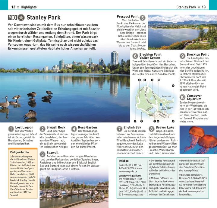 Immagine prodotto Top 10 Reiseführer Vancouver (Tedesco, DK Verlag Viaggi, 2022)