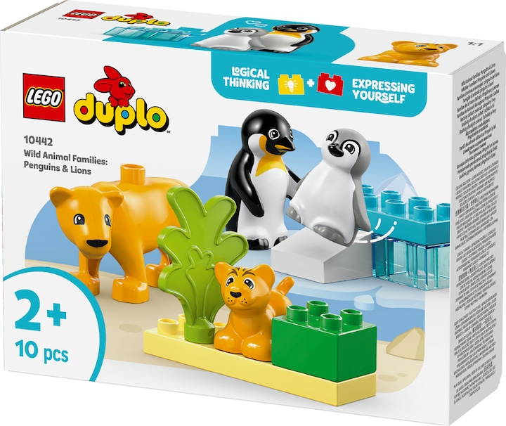 Image du produit LEGO Wildtier-Familien: Pinguine und Löwen (10442)