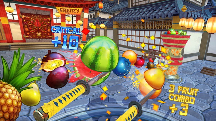Actual product image Perp Fruit Ninja VR, PS4 Standard English PlayStation 4 (PS4, EN)