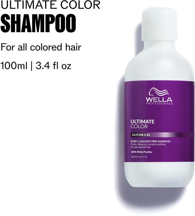 Produktbild Wella Ultimate Color - Sulfatfreies Shampoo (Flüssiges Shampoo, 100 ml)