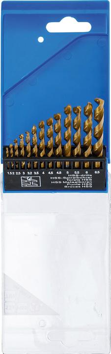 Actual product image BGS HSS Drill Set 1.5 - 6.5 mm titanium coated 13 pcs. (1.5 mm - 6.5 mm)
