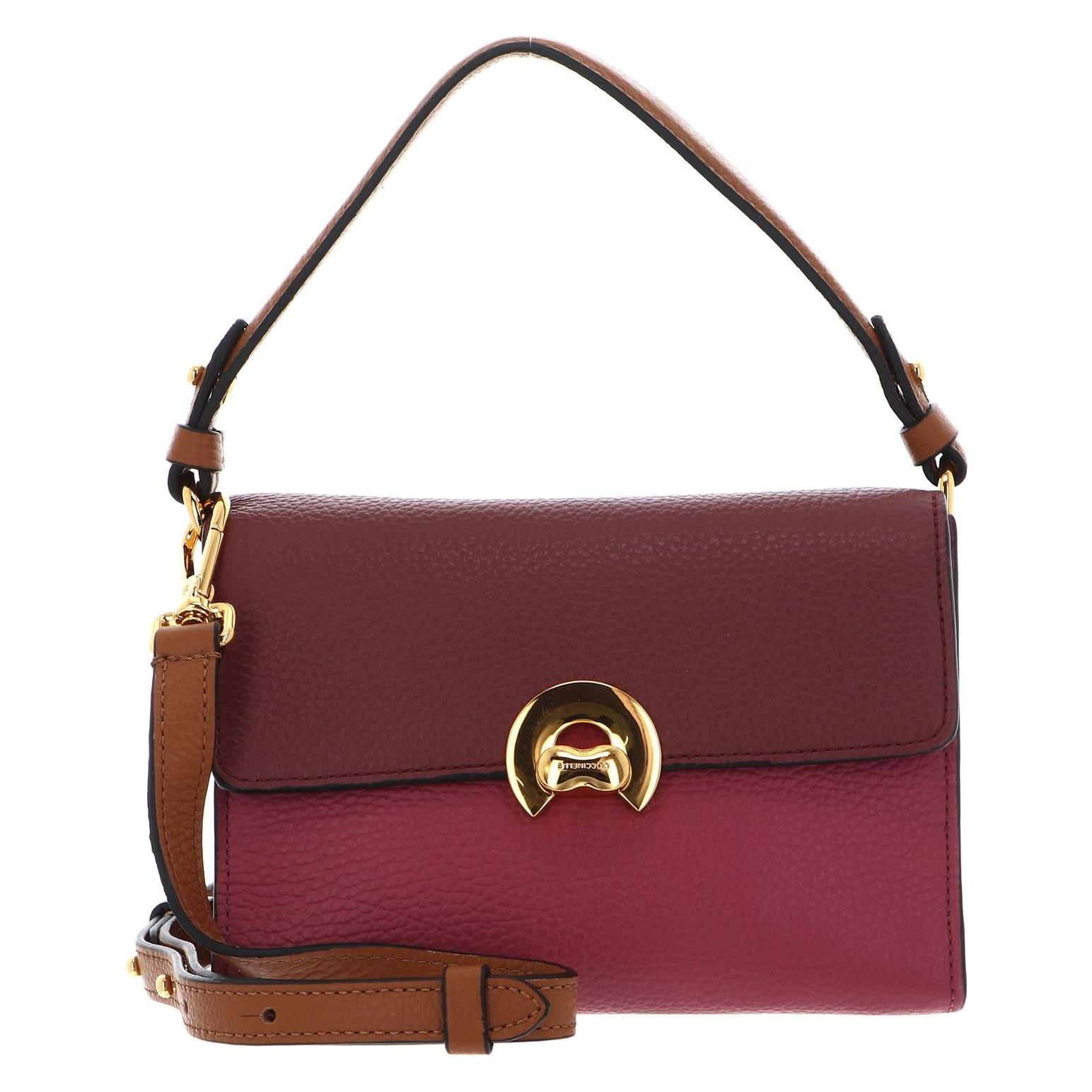 Coccinelle, Damen, Handtasche, Binxie Tricolor Handbag Grained Leather, Mehrfarbig