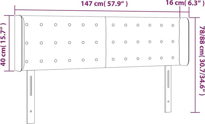 Actual product image VidaXL Songan (147 x 16 x 88 cm)