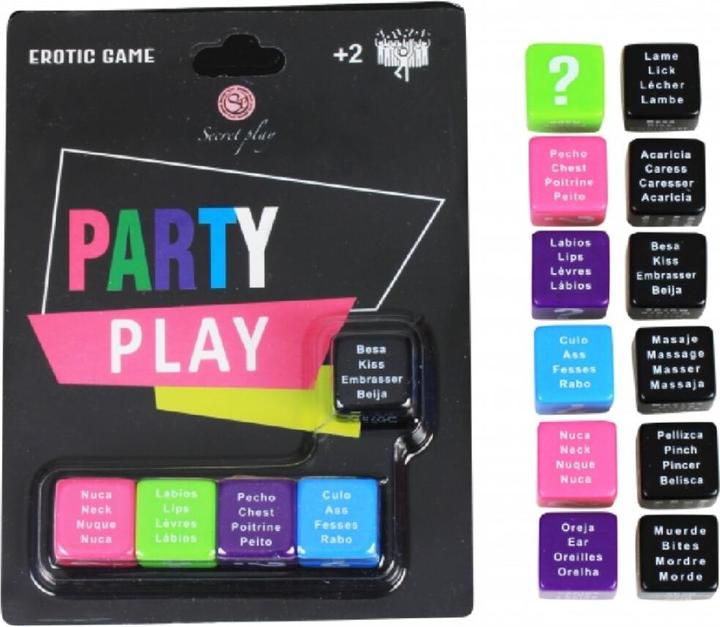 Image du produit Secret play Secretplay Juego Party Play 5 Dados (Es/Pt/En/Fr) (Jeux de dés, Anglais, Français, Espagnol)