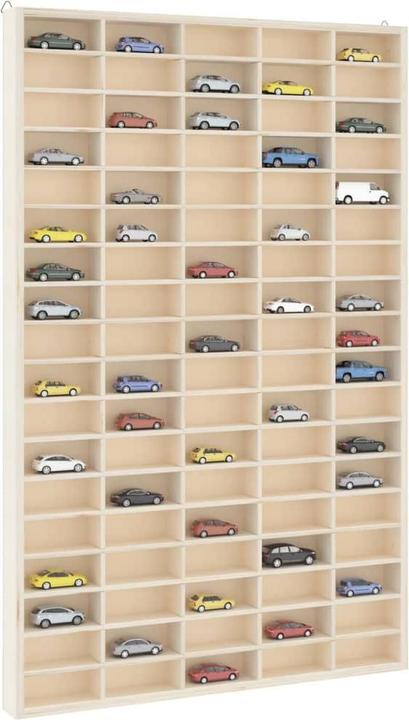 VidaXL Wandvitrine Hängevitrine Sammlervitrine Sammlerkasten mit 90 Fächern