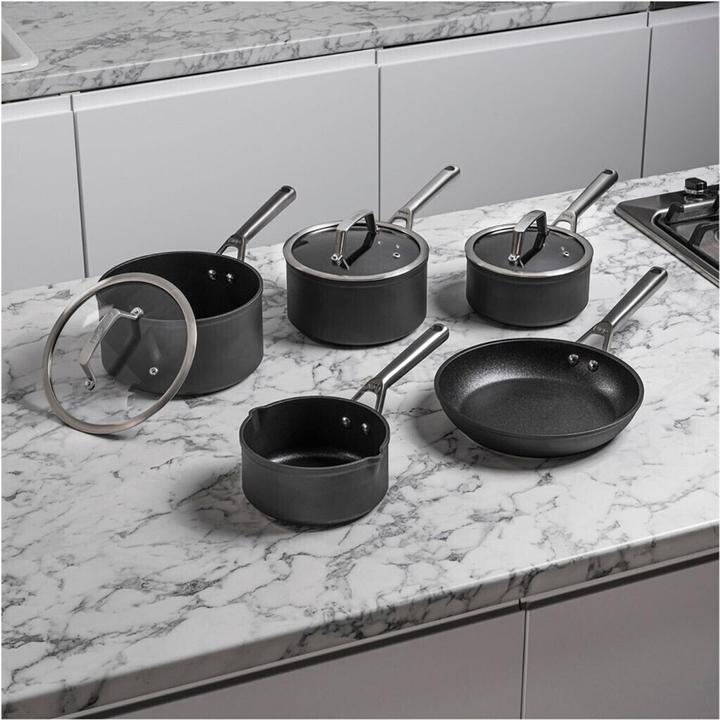 Productafbeelding Ninja SharkNinja C35000EU Foodi ZEROSTICK 5-delige potten- en pannenset (24 cm, Kookpotten en pannenset, Aluminium)