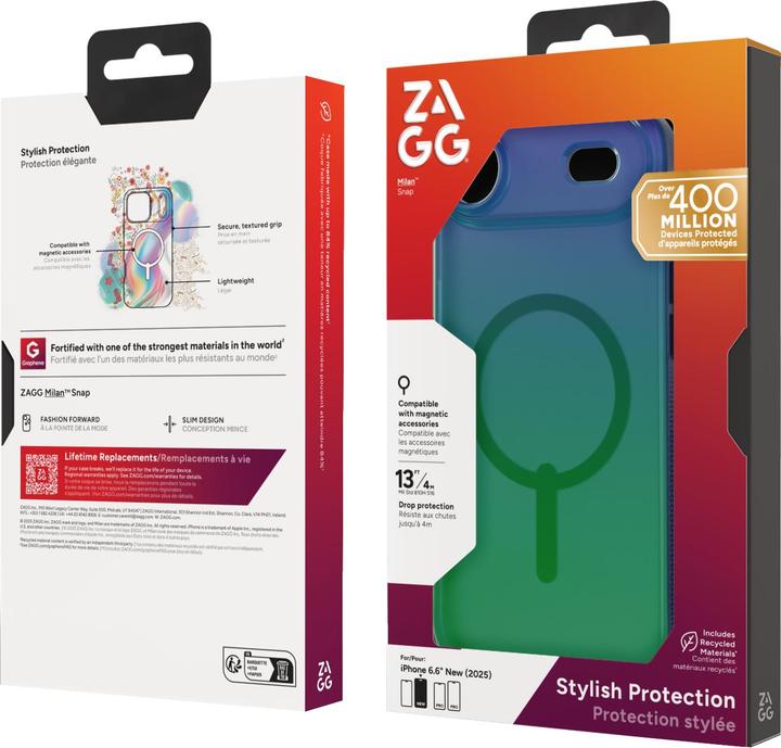 Immagine prodotto Zagg Case für Apple iPhone Air Milan Snap raven feather (Apple iPhone 17)