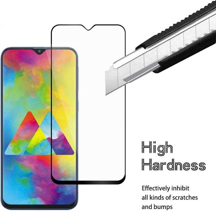 Actual product image Screenguard Samsung Galaxy M20 Full Screen Protective Glass Film 2.5D 9H (1 pcs., Samsung Galaxy M20)
