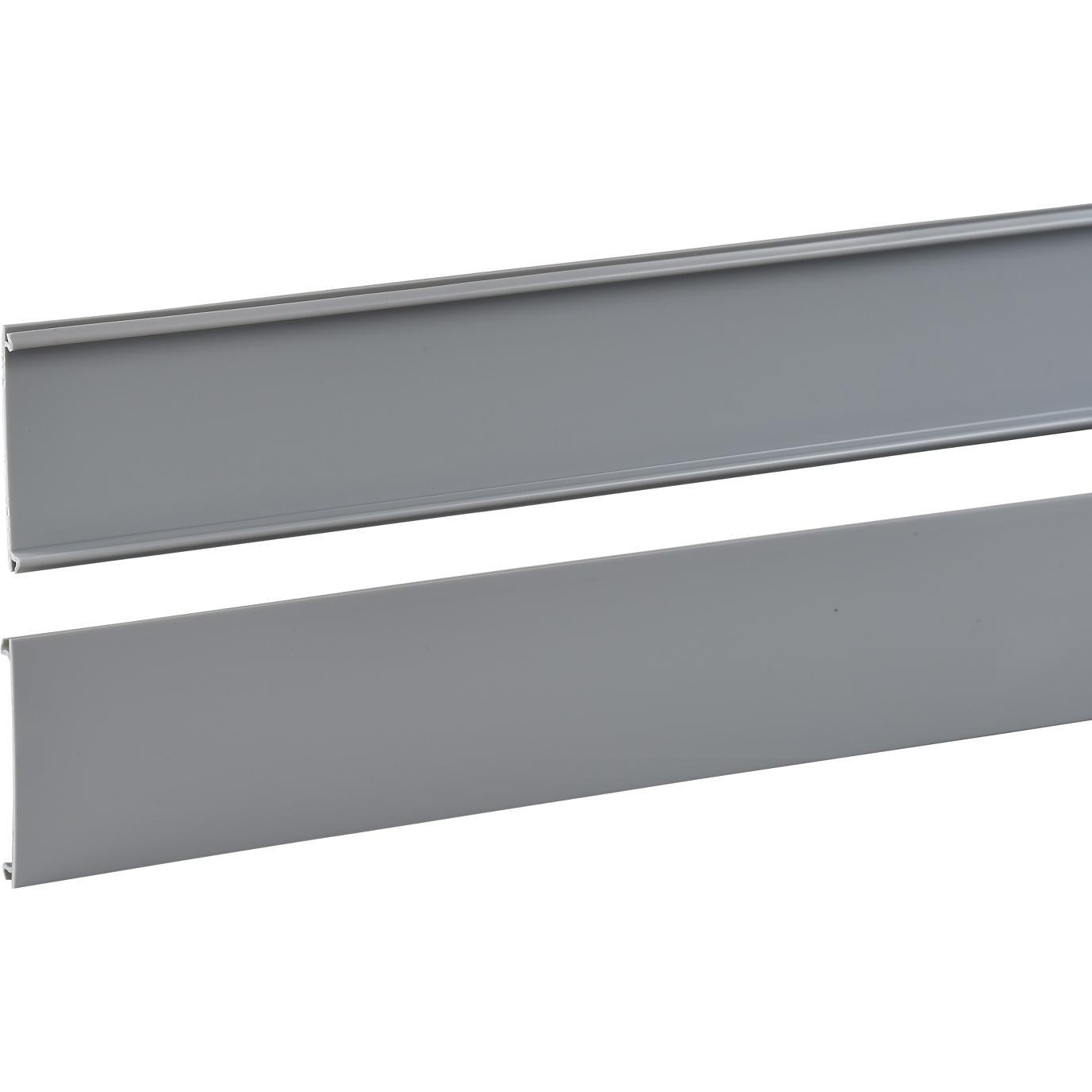 Schneider Electric Endkappe für Modulrahmen 1100 mm grau RAL7035 NSYATPUND, Serverschrank Zubehör, Grau