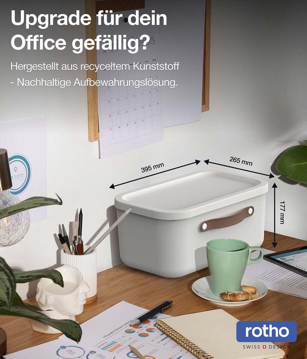 Produktbild Rotho 2er-Set Aufbewahrungsbox Maloja 12l (12 l)