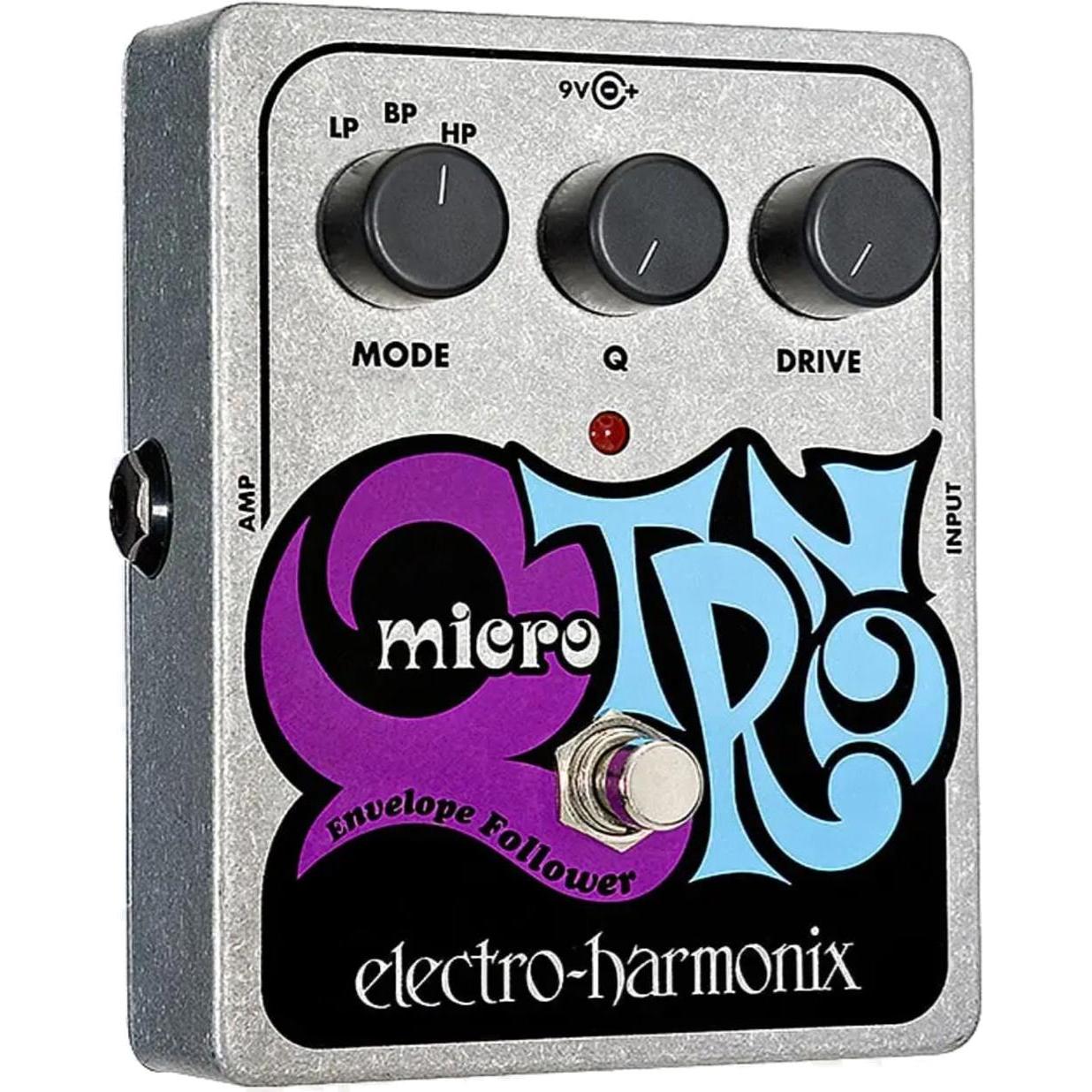 Electro-Harmonix Micro Q-Tron (E-Gitarre), Effektpedal, Grau, Schwarz