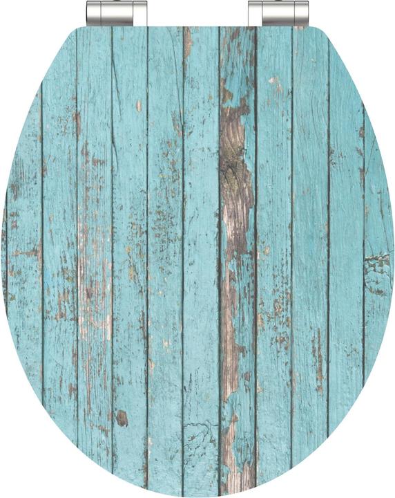 Schütte MDF HG WC-Sitz BLUE WOOD