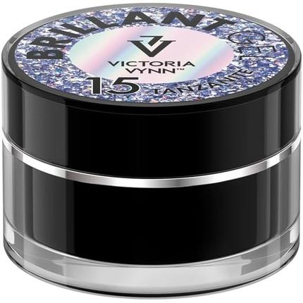 Produktbild Visconti Di Modrone Victoria Vynn Brilliant Gel Polish Nail Art Decoration Glitter Sparkle UV LED 5g 15 Tanzanite (Tanzanite)