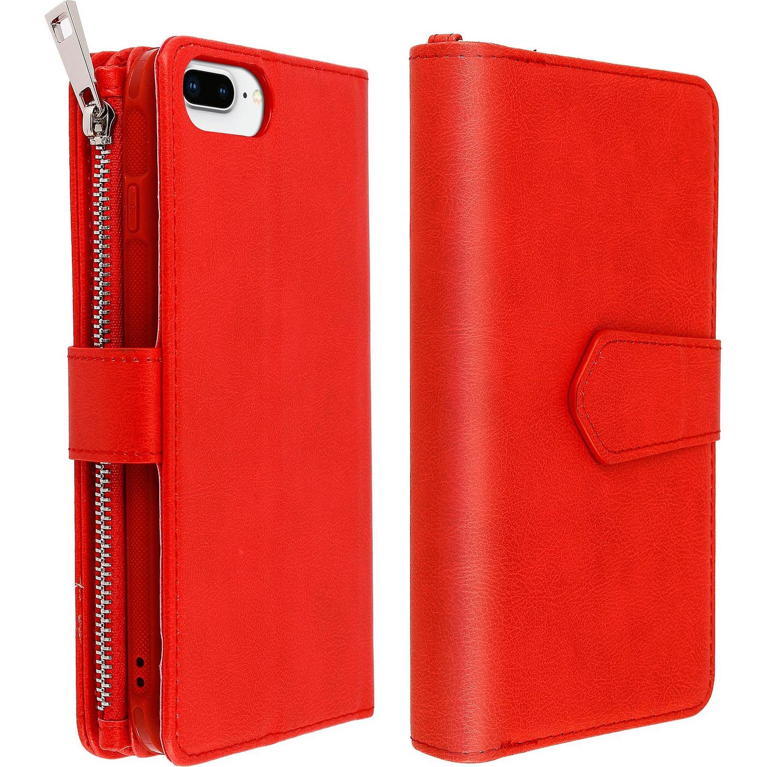Avizar Kartera Series (Apple iPhone 8 Plus), Smartphone Hülle, Rot