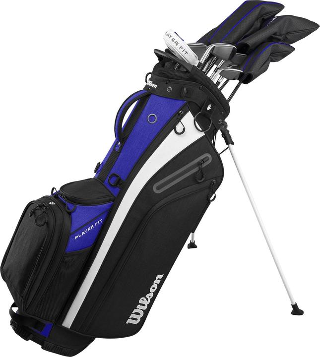 Immagine prodotto Wilson - Set completo da golf PlayerFit per mancini in acciaio - sacca da gioco