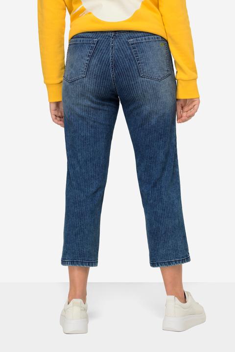 Produktbild Laurasøn Streifenjeans, Marlenehose, 5-Pocket (38)